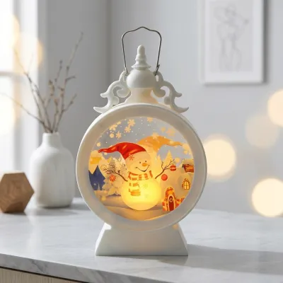 Christmas Electronic Candle Lights Retro Wind Lights Decorations
