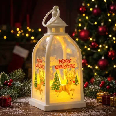 Christmas Portable Illuminated Wind Lamp Decorations