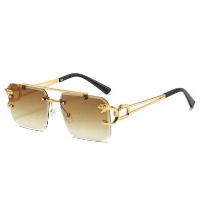 Men'S Fashion Metal-Framed Sunglasses
