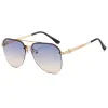 Gold Frame, Blue On Top, Yellow On Bottom