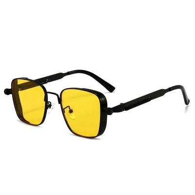 Men'S Fashion Retro Metal Square Sunglasses