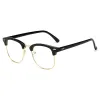 Black Gold Frame White Flat