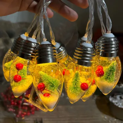 Christmas Snowball Light String Indoor Led Decorative Christmas Light