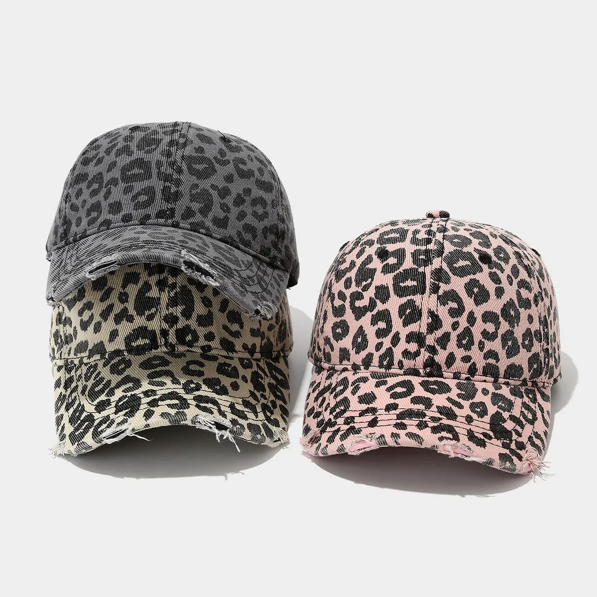 Women Fashion Casual Leopard Baseball Cap
