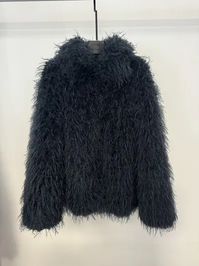 Autumn And Winter Women Fashion Eco-Friendly Faux Fur Warm Jacket