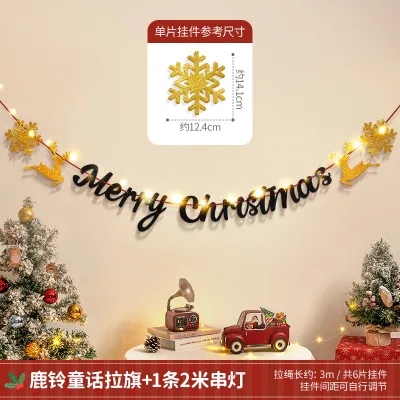 Christmas Pull-String Tree Pendants Lights Decorations