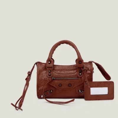 Women Fashion Casual Solid Color Tassels Small Handbag