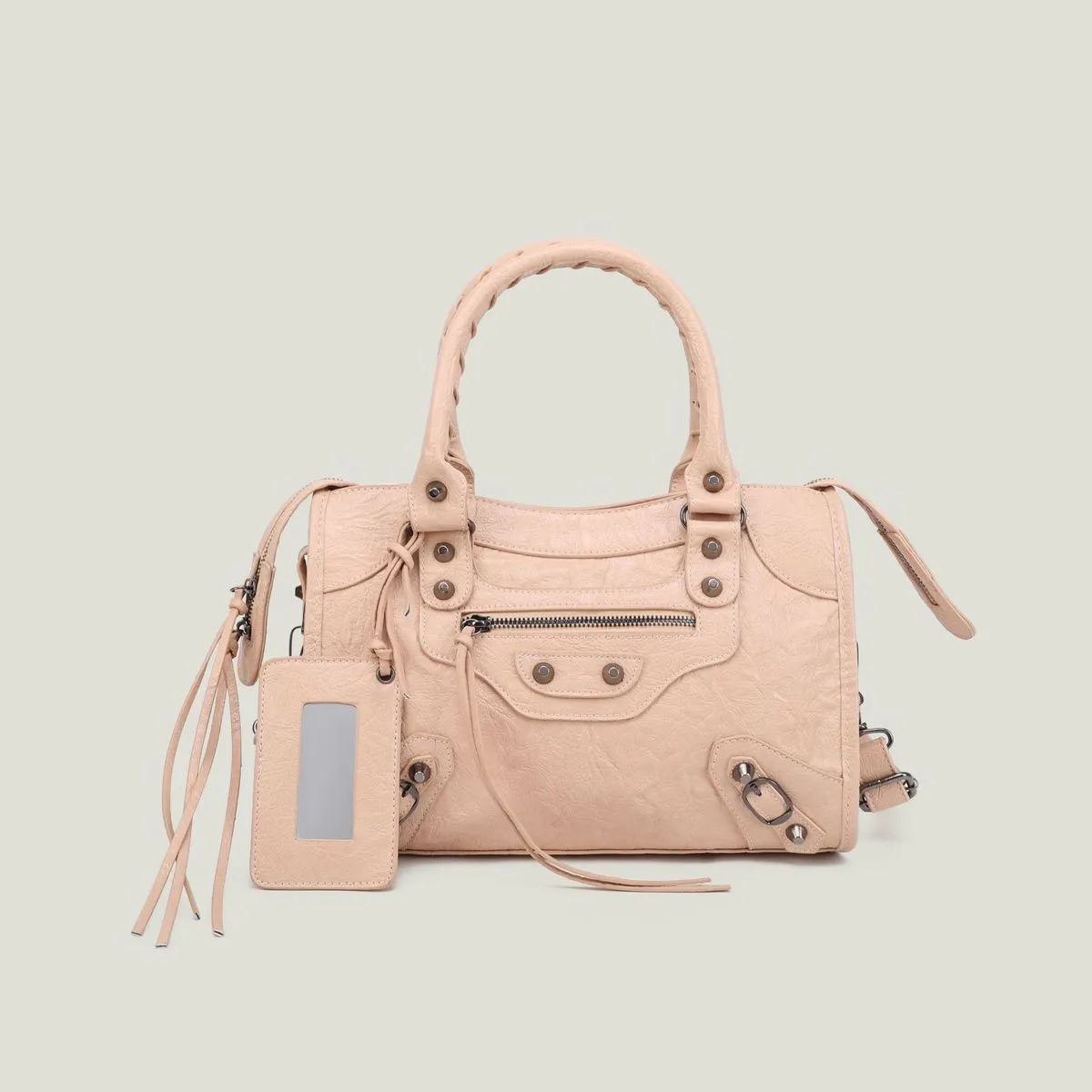 Women Fashion Casual Solid Color Tassels Small Handbag