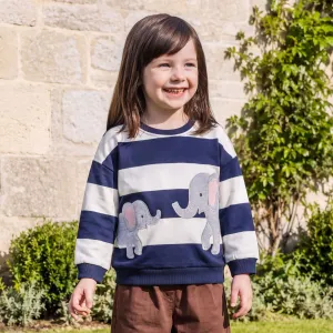 Kids Girl'S Fashion Casual Autumn Animal Embroidered Long-Sleeve Sweatshirt