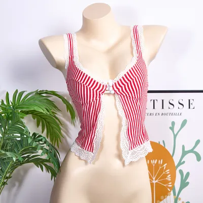 Women Fashion Sexy Summer Stripe Tank Top