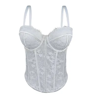 Women Sexy Lace Fishbone Corsets
