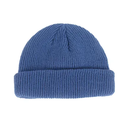Fashion Casual Solid Color Autumn And Winter Short Knitted Beanie Hat