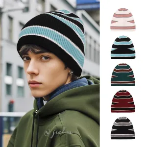 Winter Fashion Casual Colorblock Knitted Hat