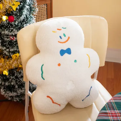 Christmas Fashion Cute Gingerbread Man Doll Sofa Pillow Decoration