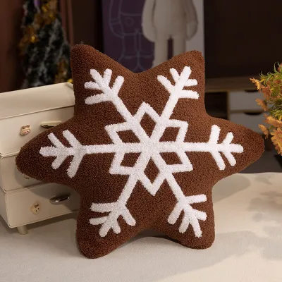 Christmas Snowflake Christmas Tree Decoration Living Room Sofa Pillow
