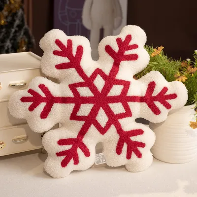 Christmas Snowflake Christmas Tree Decoration Living Room Sofa Pillow