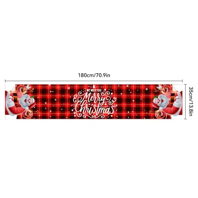 Christmas Fashion Printed Tablecloth Decorative
