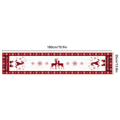 Christmas Fashion Printed Tablecloth Decorative