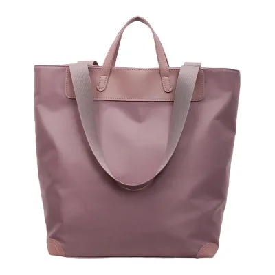 Women Fashion Casual Solid Color Large Capacity Oxford Cloth Shoulder Bag