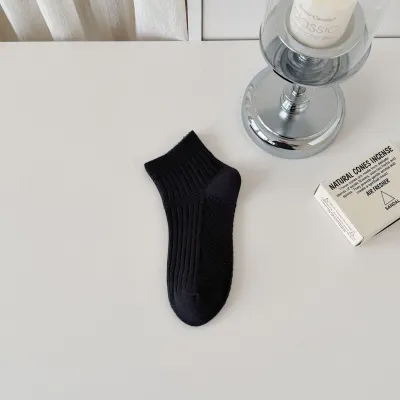 Women'S Fashion Summer Solid Color Breathable Thin Short Socks