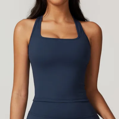 Women Fashion Solid Color Quick-Drying Fitness Sports Yoga Bra