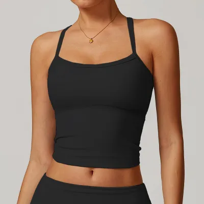 Women Fashion Sexy Solid Color Backless Quick-Drying Fitness Sports Yoga Bra