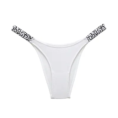 3 Pcs/Set Women Sexy Zebra Patchwork Comfortable T-back Briefs