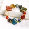 Blue And Green Shell Mix Bracelet