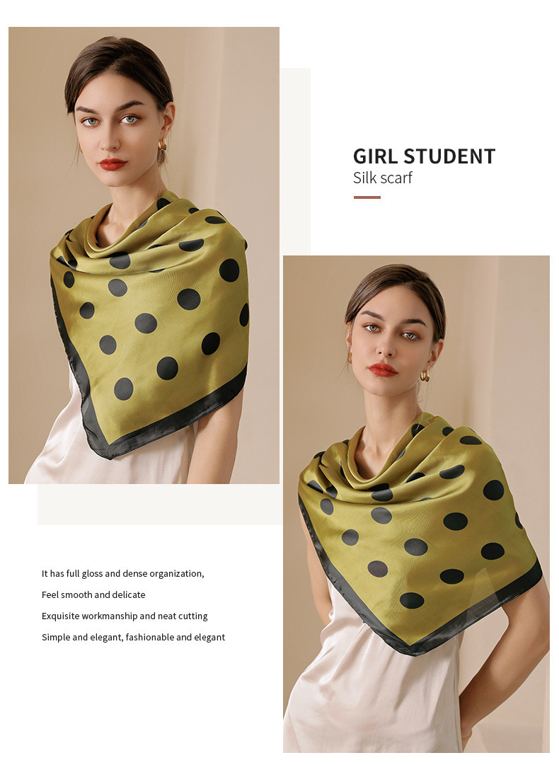 todayful geometric silk scarf レディース