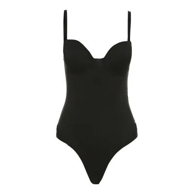 Women Sleeveless Bodysuit Solid Color Sexy Night Out