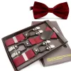 6 Clip Wine Red