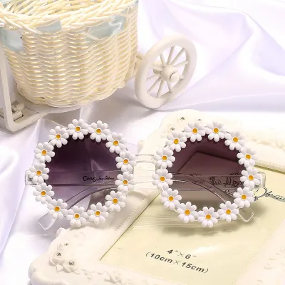 Funny Daisy Spectacle Frame Sunglasses Unisex Fashion PC