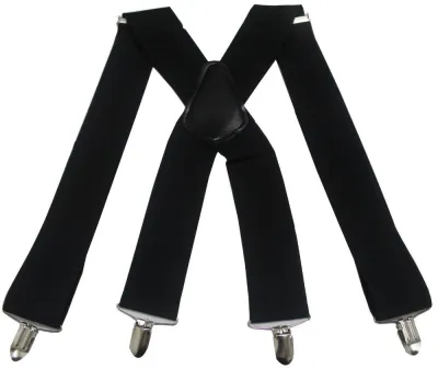 Men Solid Color Elastic All-match Trousers Strap 5cm*100cm