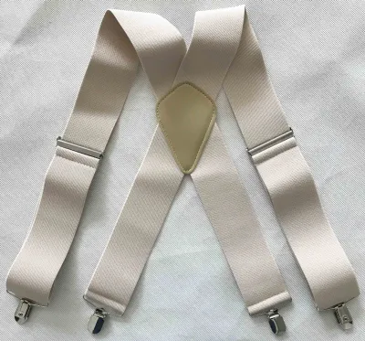 Men Solid Color Elastic All-match Trousers Strap 5cm*100cm