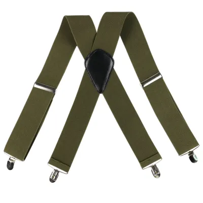 Men Solid Color Elastic All-match Trousers Strap 5cm*100cm