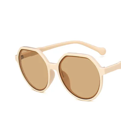 Women Retro Solid Color Small Frame Sunglasses