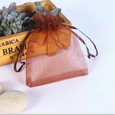 Mesh Cosmetics Drawstring Gift Shopping Bag