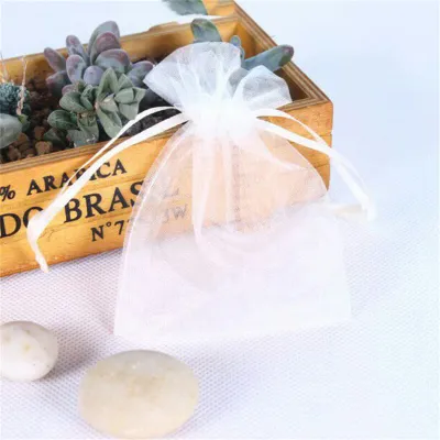 Mesh Cosmetics Drawstring Gift Shopping Bag
