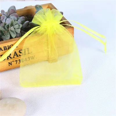 Mesh Cosmetics Drawstring Gift Shopping Bag