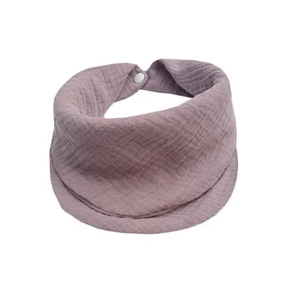 Baby Basic Solid Color Cotton Drool Bib