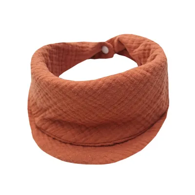 Baby Basic Solid Color Cotton Drool Bib