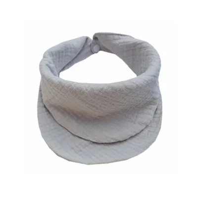 Baby Basic Solid Color Cotton Drool Bib
