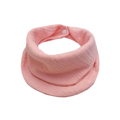 Baby Basic Solid Color Cotton Drool Bib