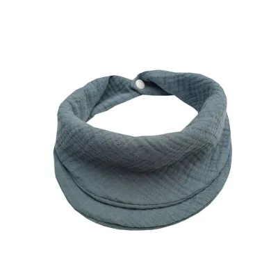 Baby Basic Solid Color Cotton Drool Bib
