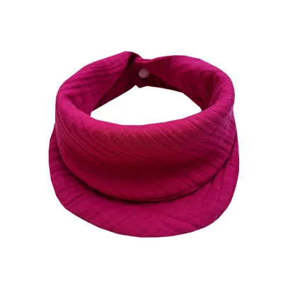 Baby Basic Solid Color Cotton Drool Bib