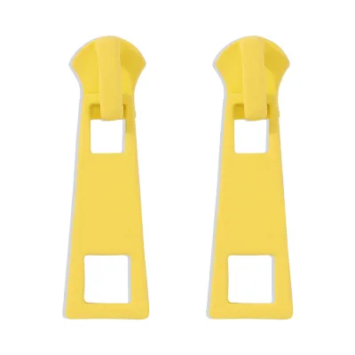 Creative Funny Zipper Shape Design Alloy Earrings Women's Geometric