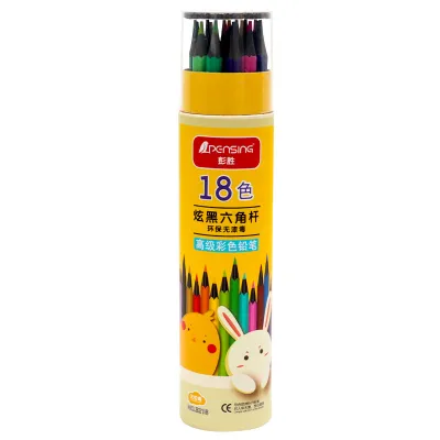 Multi Color Cartoon Animal Colored Pencil Refill Student Painting Stationery