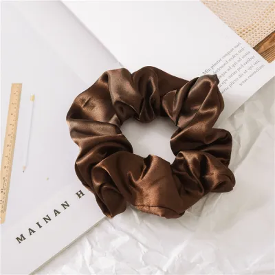 Simple Solid Color Twist Design Hair Tie for Women
