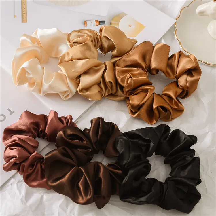 Simple Solid Color Twist Design Hair Tie for Women