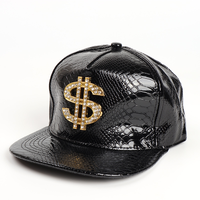 Wholesale Hiphop Dollar Sign Decoration Solid Color